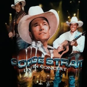 George Straight Live In Concert Mens XL Tee Shirt